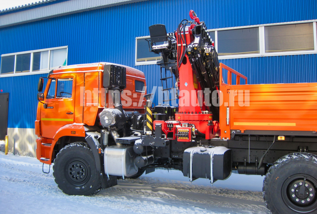 Бортовой грузовик/ Платформа, Автоманипулятор Бортовой автомобиль КАМАЗ-43118 с КМУ Sunhunk K238-6: фото 7