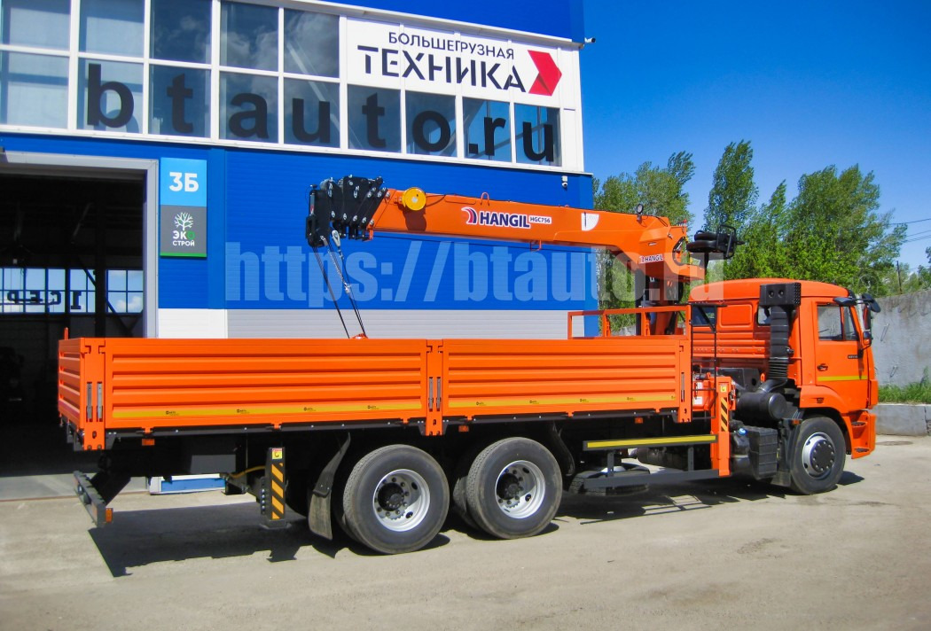 Бортовой автомобиль КАМАЗ 65115-48 с КМУ HANGIL HGC 756 - Бортовой грузовик/ Платформа, Автоманипулятор: фото 2 Бортовой автомобиль КАМАЗ 65115-48 с КМУ HANGIL HGC 756 - Бортовой грузовик/ Платформа, Автоманипулятор: фото 2