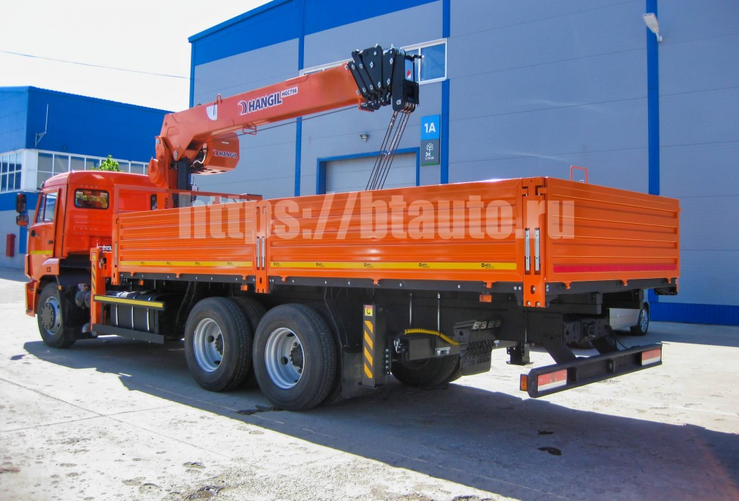 Бортовой автомобиль КАМАЗ 65115-48 с КМУ HANGIL HGC 756 - Бортовой грузовик/ Платформа, Автоманипулятор: фото 5 Бортовой автомобиль КАМАЗ 65115-48 с КМУ HANGIL HGC 756 - Бортовой грузовик/ Платформа, Автоманипулятор: фото 5