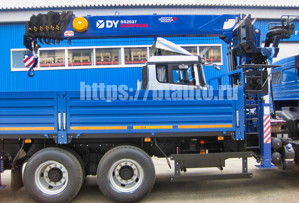 Бортовой автомобиль КАМАЗ-65115 с КМУ DongYang SS2037 - Бортовой грузовик/ Платформа, Автоманипулятор: фото 2 Бортовой автомобиль КАМАЗ-65115 с КМУ DongYang SS2037 - Бортовой грузовик/ Платформа, Автоманипулятор: фото 2