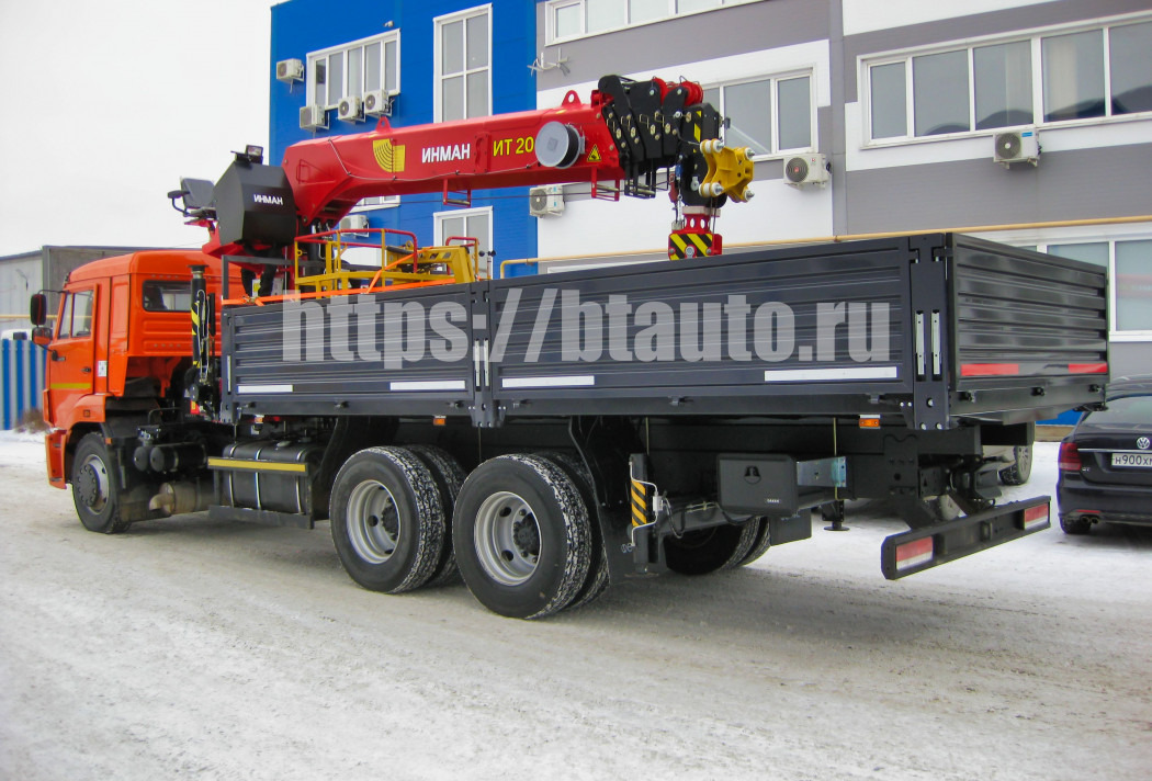 Бортовой автомобиль КАМАЗ-65115 с КМУ ИНМАН ИТ-200 - Бортовой грузовик/ Платформа, Автоманипулятор: фото 5 Бортовой автомобиль КАМАЗ-65115 с КМУ ИНМАН ИТ-200 - Бортовой грузовик/ Платформа, Автоманипулятор: фото 5