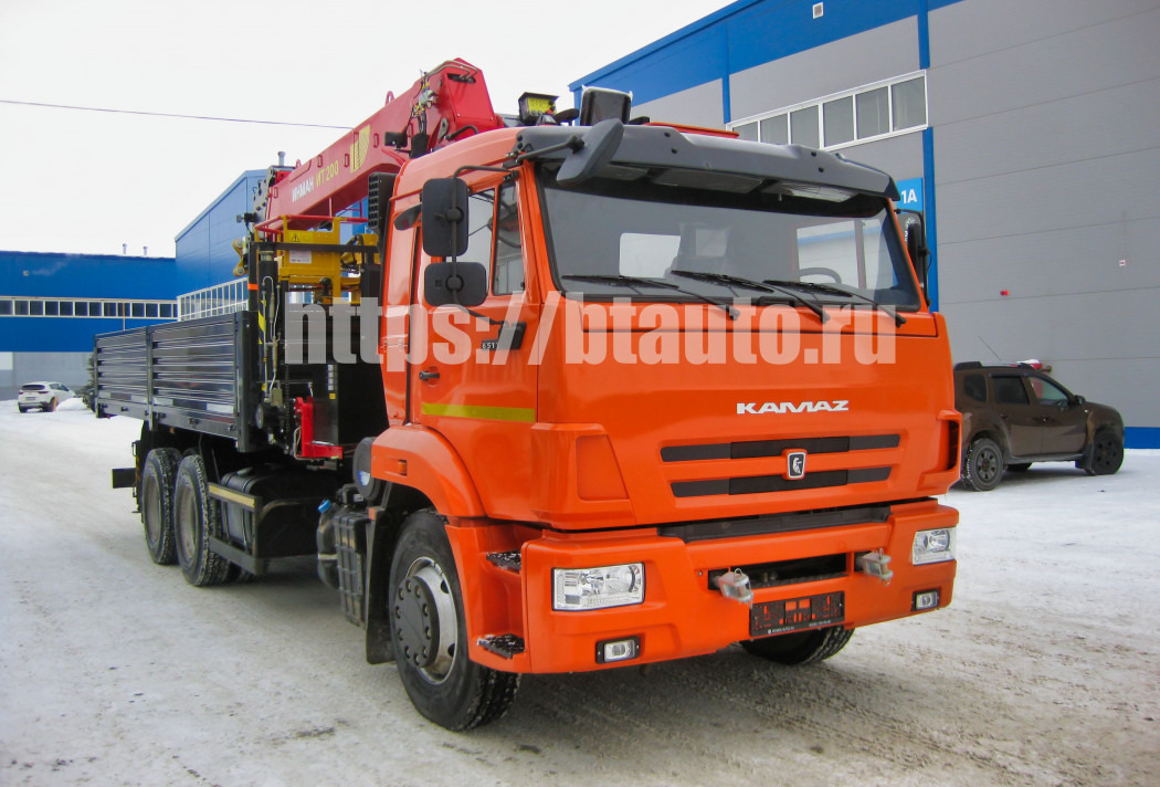 Бортовой автомобиль КАМАЗ-65115 с КМУ ИНМАН ИТ-200 - Бортовой грузовик/ Платформа, Автоманипулятор: фото 4 Бортовой автомобиль КАМАЗ-65115 с КМУ ИНМАН ИТ-200 - Бортовой грузовик/ Платформа, Автоманипулятор: фото 4
