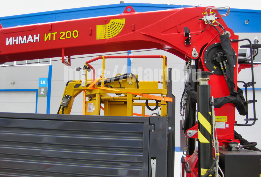 Бортовой грузовик/ Платформа, Автоманипулятор Бортовой автомобиль КАМАЗ-65115 с КМУ ИНМАН ИТ-200: фото 8