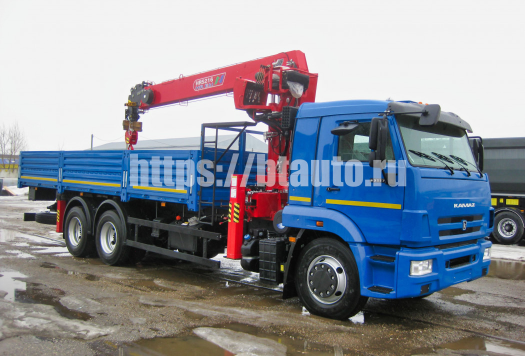 Бортовой автомобиль КАМАЗ-65117 с КМУ HORYONG HRS 216 - Бортовой грузовик/ Платформа, Автоманипулятор: фото 4 Бортовой автомобиль КАМАЗ-65117 с КМУ HORYONG HRS 216 - Бортовой грузовик/ Платформа, Автоманипулятор: фото 4