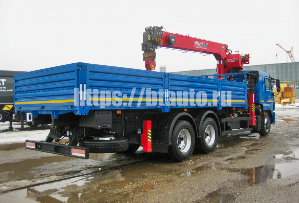 Бортовой автомобиль КАМАЗ-65117 с КМУ HORYONG HRS 216 - Бортовой грузовик/ Платформа, Автоманипулятор: фото 3 Бортовой автомобиль КАМАЗ-65117 с КМУ HORYONG HRS 216 - Бортовой грузовик/ Платформа, Автоманипулятор: фото 3