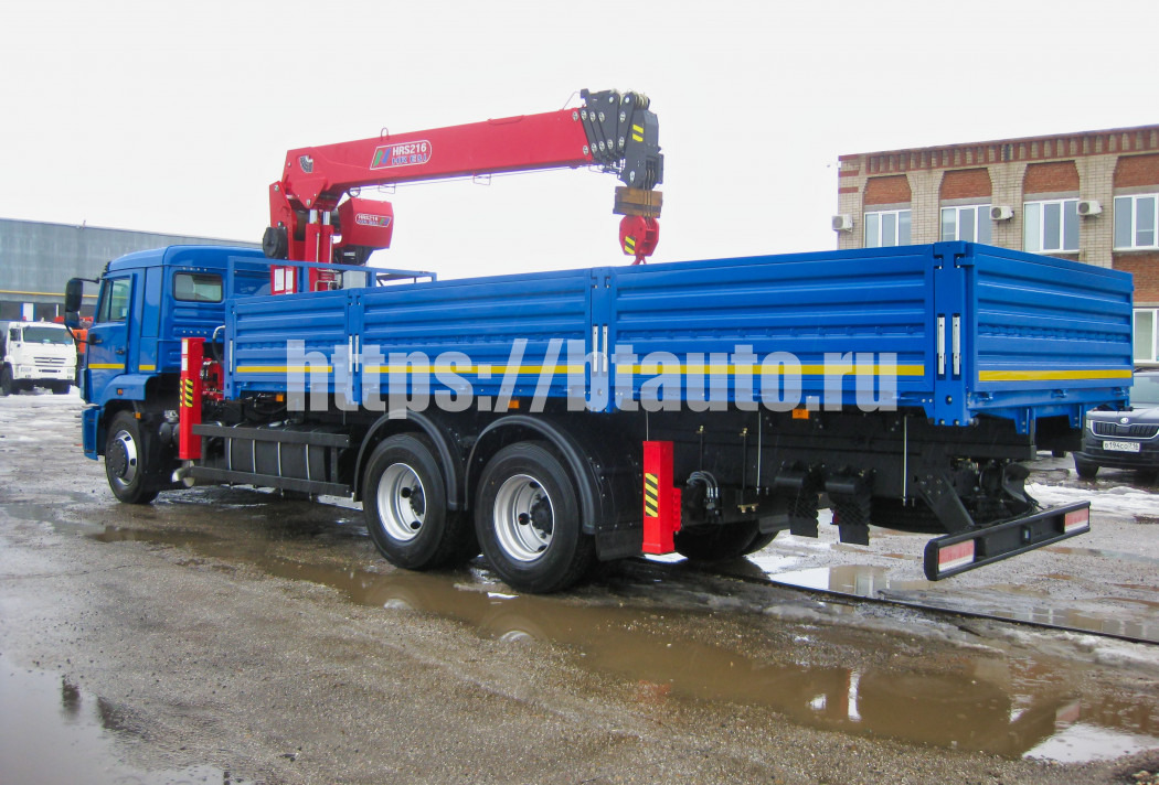 Бортовой автомобиль КАМАЗ-65117 с КМУ HORYONG HRS 216 - Бортовой грузовик/ Платформа, Автоманипулятор: фото 5 Бортовой автомобиль КАМАЗ-65117 с КМУ HORYONG HRS 216 - Бортовой грузовик/ Платформа, Автоманипулятор: фото 5