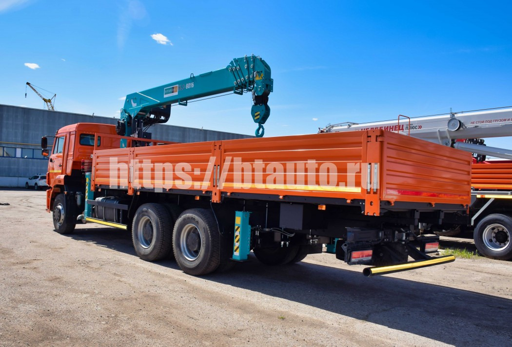 Бортовой автомобиль КАМАЗ 6520 с КМУ HKTC HLC-8016L - Бортовой грузовик/ Платформа, Автоманипулятор: фото 4 Бортовой автомобиль КАМАЗ 6520 с КМУ HKTC HLC-8016L - Бортовой грузовик/ Платформа, Автоманипулятор: фото 4