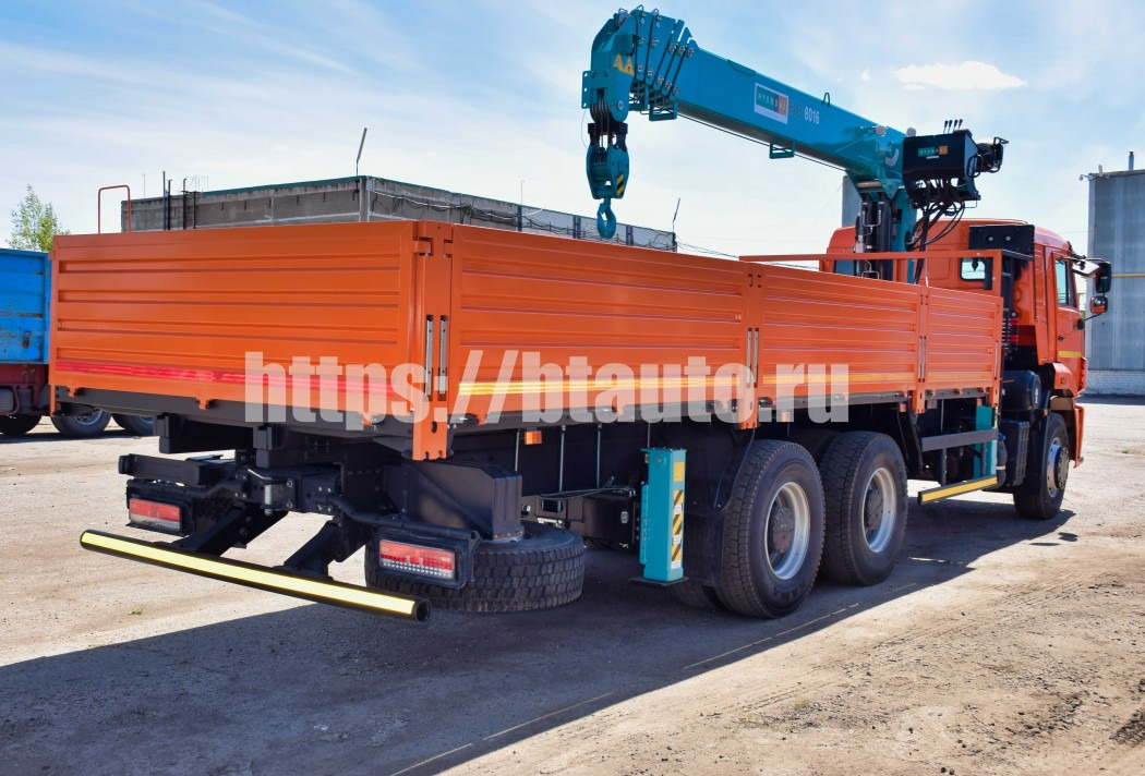 Бортовой автомобиль КАМАЗ 6520 с КМУ HKTC HLC-8016L - Бортовой грузовик/ Платформа, Автоманипулятор: фото 3 Бортовой автомобиль КАМАЗ 6520 с КМУ HKTC HLC-8016L - Бортовой грузовик/ Платформа, Автоманипулятор: фото 3