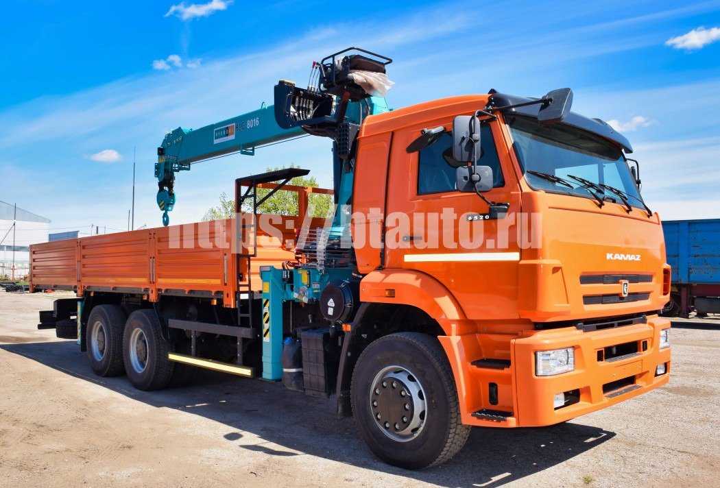 Бортовой автомобиль КАМАЗ 6520 с КМУ HKTC HLC-8016L - Бортовой грузовик/ Платформа, Автоманипулятор: фото 2 Бортовой автомобиль КАМАЗ 6520 с КМУ HKTC HLC-8016L - Бортовой грузовик/ Платформа, Автоманипулятор: фото 2