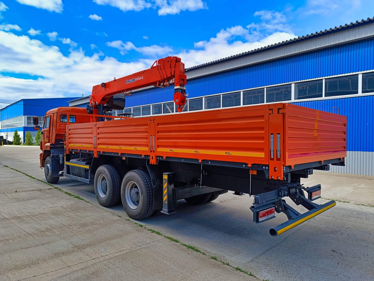 Бортовой автомобиль КАМАЗ 6520 с КМУ Kanglim KS1256 - Бортовой грузовик/ Платформа, Автоманипулятор: фото 3 Бортовой автомобиль КАМАЗ 6520 с КМУ Kanglim KS1256 - Бортовой грузовик/ Платформа, Автоманипулятор: фото 3