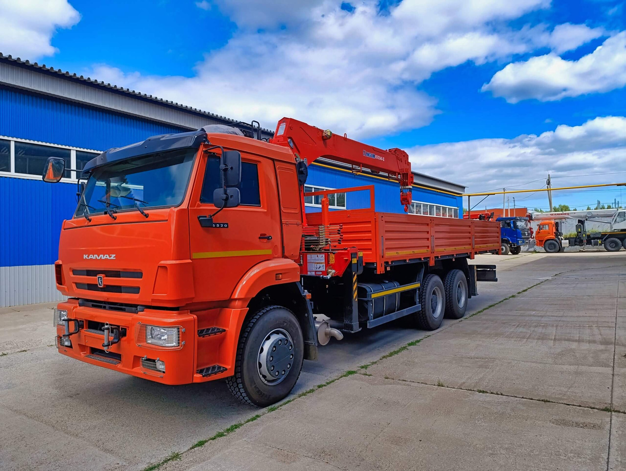 Бортовой автомобиль КАМАЗ 6520 с КМУ Kanglim KS1256 - Бортовой грузовик/ Платформа, Автоманипулятор: фото 2 Бортовой автомобиль КАМАЗ 6520 с КМУ Kanglim KS1256 - Бортовой грузовик/ Платформа, Автоманипулятор: фото 2