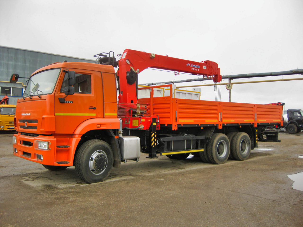 Бортовой грузовик/ Платформа, Автоманипулятор Бортовой автомобиль КАМАЗ 6520 с КМУ Kanglim KS1256: фото 6 Бортовой грузовик/ Платформа, Автоманипулятор Бортовой автомобиль КАМАЗ 6520 с КМУ Kanglim KS1256: фото 6