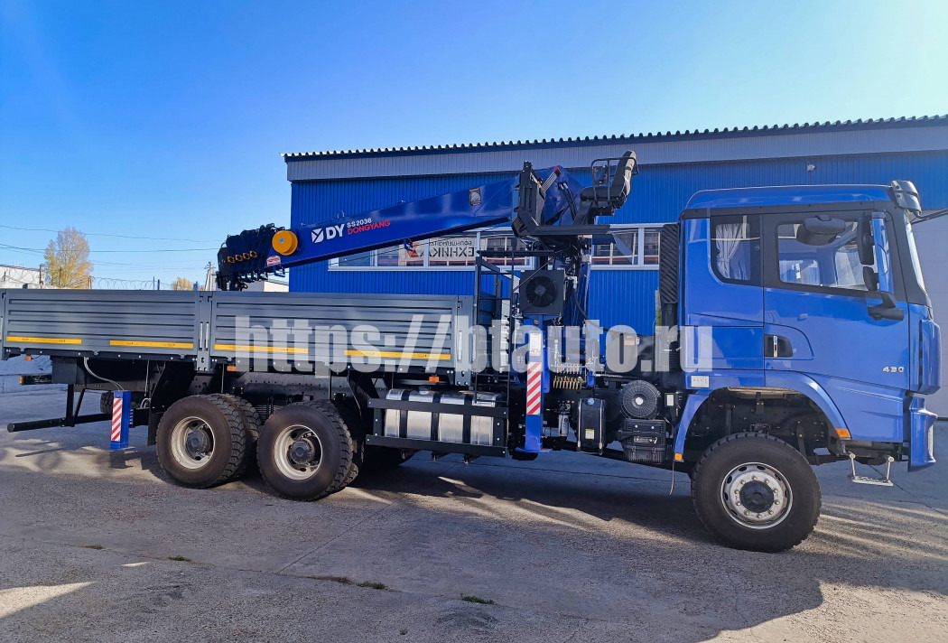 Бортовой автомобиль SHACMAN SX32586V384 с КМУ Dong Yang SS2036 - Бортовой грузовик/ Платформа, Автоманипулятор: фото 2 Бортовой автомобиль SHACMAN SX32586V384 с КМУ Dong Yang SS2036 - Бортовой грузовик/ Платформа, Автоманипулятор: фото 2