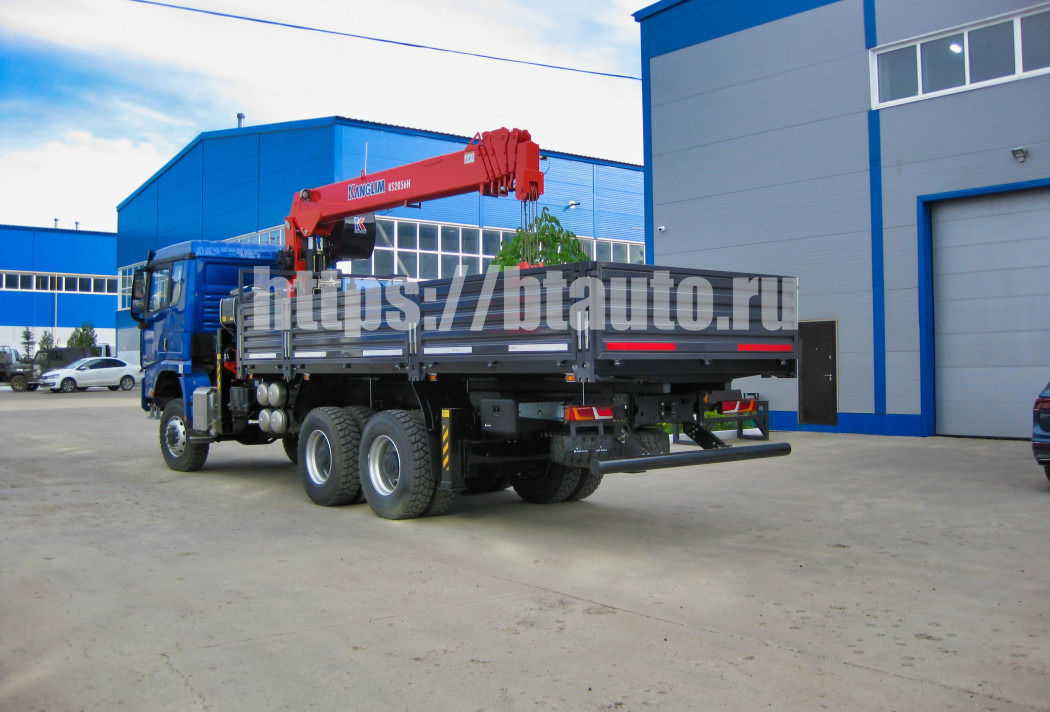 Бортовой грузовик/ Платформа, Автоманипулятор Бортовой автомобиль SHACMAN SX32586V384 с КМУ Kanglim KS 2056: фото 14