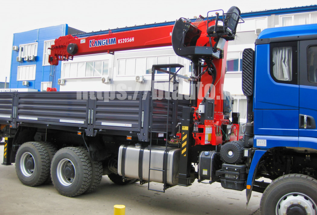 Бортовой грузовик/ Платформа, Автоманипулятор Бортовой автомобиль SHACMAN SX32586V384 с КМУ Kanglim KS 2056: фото 11