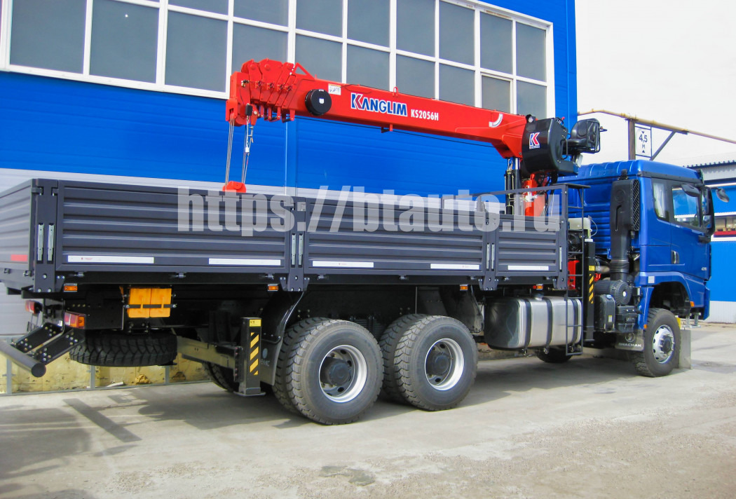 Бортовой грузовик/ Платформа, Автоманипулятор Бортовой автомобиль SHACMAN SX32586V384 с КМУ Kanglim KS 2056: фото 15