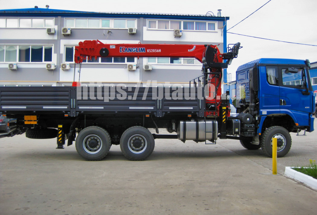 Бортовой грузовик/ Платформа, Автоманипулятор Бортовой автомобиль SHACMAN SX32586V384 с КМУ Kanglim KS 2056: фото 8