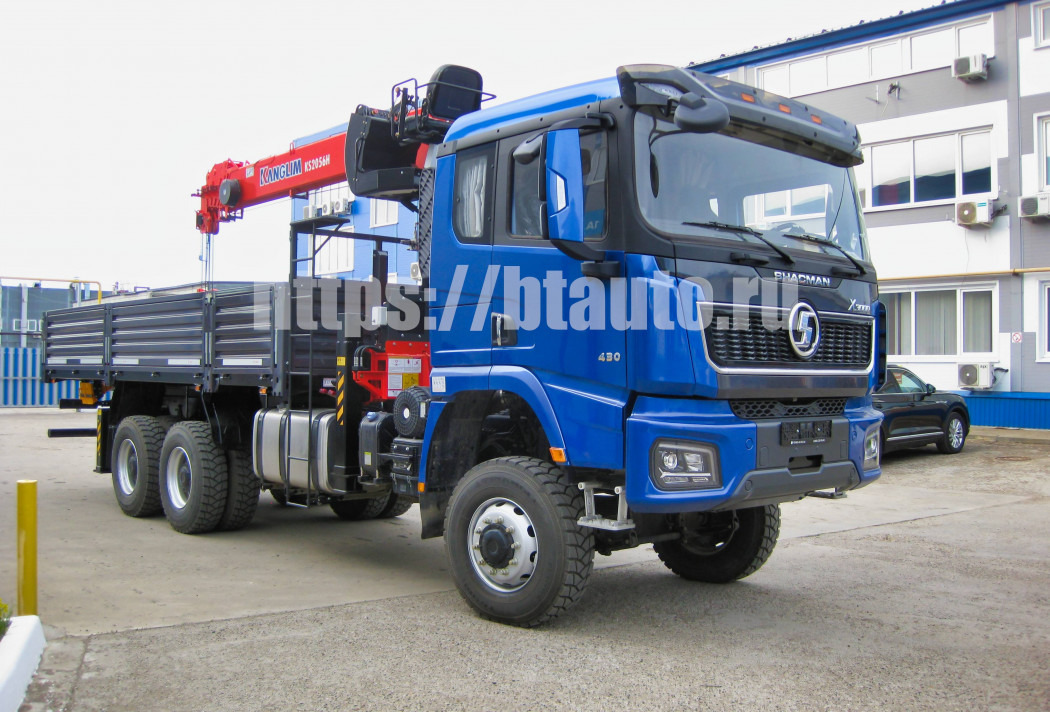 Бортовой грузовик/ Платформа, Автоманипулятор Бортовой автомобиль SHACMAN SX32586V384 с КМУ Kanglim KS 2056: фото 7