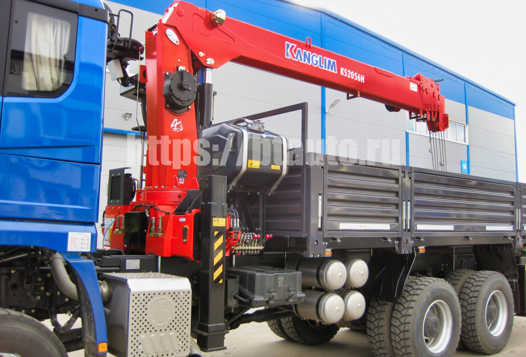 Бортовой грузовик/ Платформа, Автоманипулятор Бортовой автомобиль SHACMAN SX32586V384 с КМУ Kanglim KS 2056: фото 12