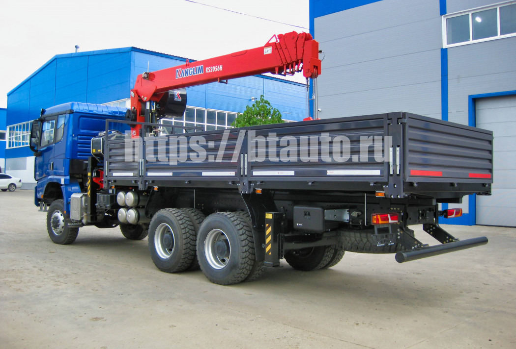 Бортовой грузовик/ Платформа, Автоманипулятор Бортовой автомобиль SHACMAN SX32586V384 с КМУ Kanglim KS 2056: фото 10