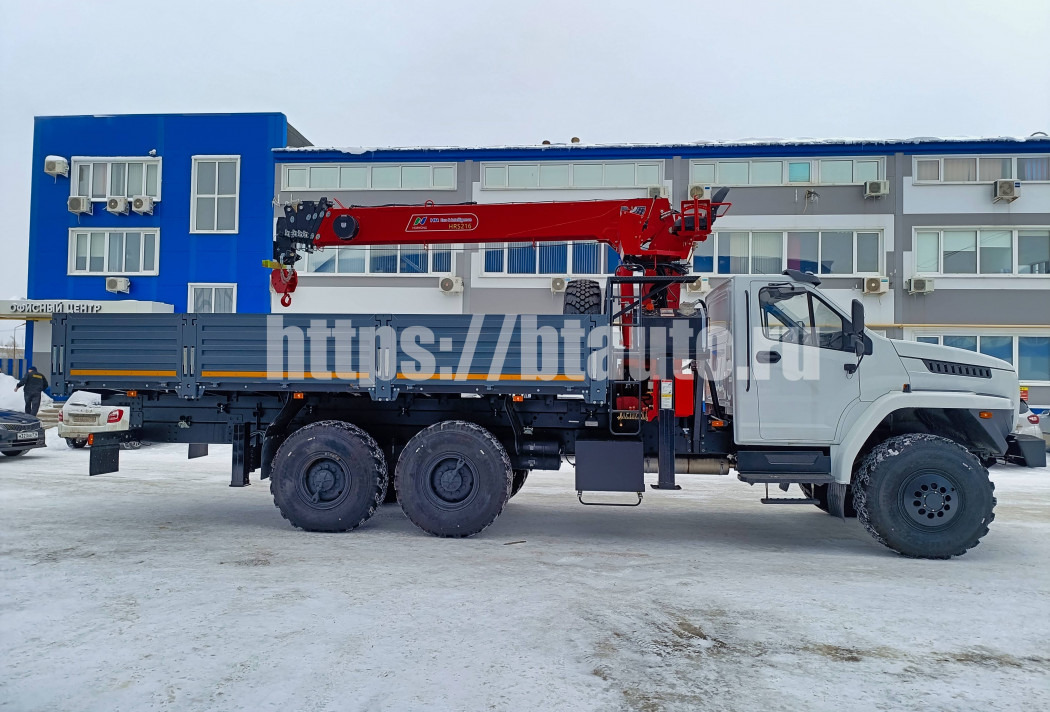 Бортовой автомобиль УРАЛ 4320 NEXT с КМУ HORYONG HRS 216 - Бортовой грузовик/ Платформа, Автоманипулятор: фото 2 Бортовой автомобиль УРАЛ 4320 NEXT с КМУ HORYONG HRS 216 - Бортовой грузовик/ Платформа, Автоманипулятор: фото 2
