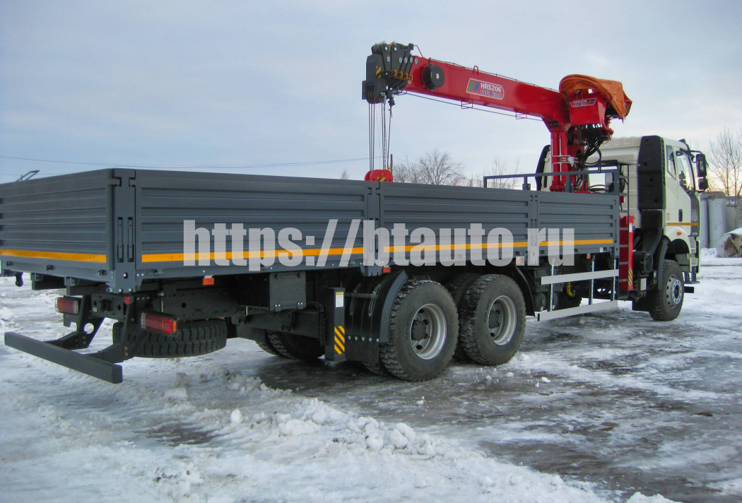 Бортовой автомобиль на базе шасси FAW 3250 (6х4) c КМУ HORYONG HRS 206 - Бортовой грузовик/ Платформа, Автоманипулятор: фото 5 Бортовой автомобиль на базе шасси FAW 3250 (6х4) c КМУ HORYONG HRS 206 - Бортовой грузовик/ Платформа, Автоманипулятор: фото 5