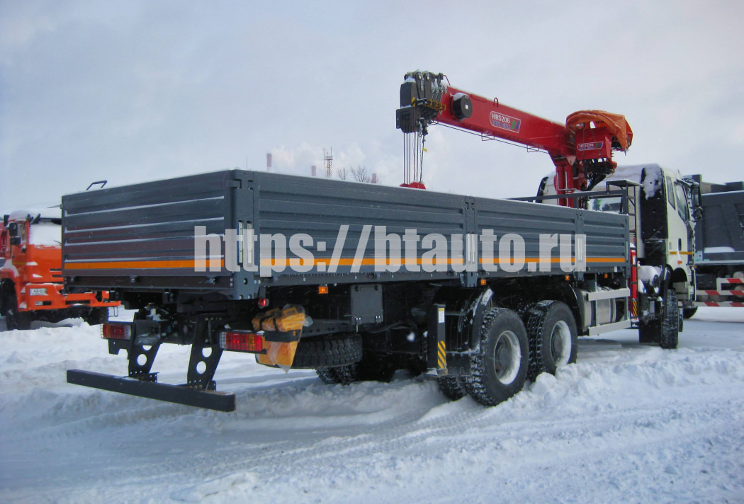 Бортовой автомобиль на базе шасси FAW 3250 (6х6) c КМУ HORYONG HRS 206 - Бортовой грузовик/ Платформа, Автоманипулятор: фото 5 Бортовой автомобиль на базе шасси FAW 3250 (6х6) c КМУ HORYONG HRS 206 - Бортовой грузовик/ Платформа, Автоманипулятор: фото 5