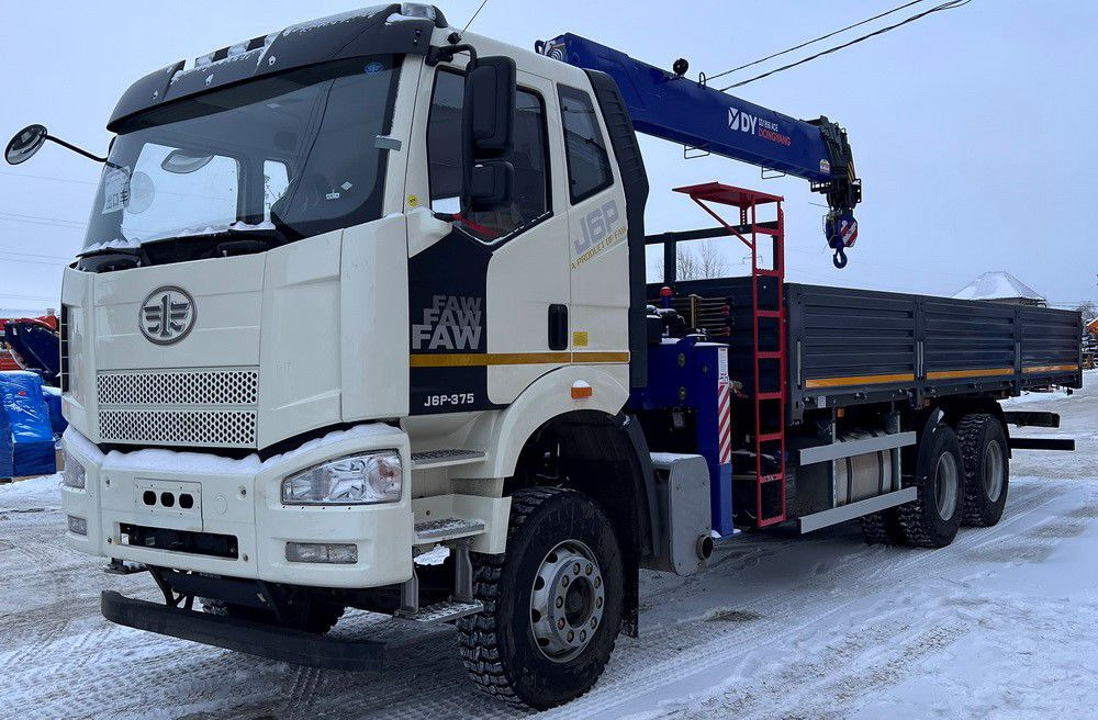 Бортовой автомобиль на базе шасси FAW 3250 c КМУ Dongyang SS1956 - Бортовой грузовик/ Платформа, Автоманипулятор: фото 1 Бортовой автомобиль на базе шасси FAW 3250 c КМУ Dongyang SS1956 - Бортовой грузовик/ Платформа, Автоманипулятор: фото 1