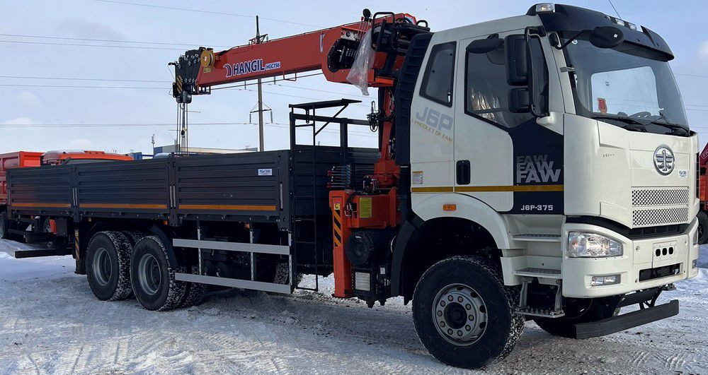 Бортовой автомобиль на базе шасси FAW 3250 c КМУ HANGIL HGC756 - Бортовой грузовик/ Платформа, Автоманипулятор: фото 1 Бортовой автомобиль на базе шасси FAW 3250 c КМУ HANGIL HGC756 - Бортовой грузовик/ Платформа, Автоманипулятор: фото 1