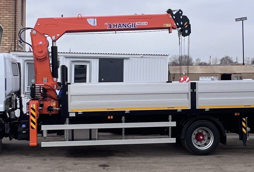 Бортовой автомобиль на шасси DONGFENG C120L с КМУ Hangil HGC514 - Бортовой грузовик/ Платформа, Автоманипулятор: фото 3 Бортовой автомобиль на шасси DONGFENG C120L с КМУ Hangil HGC514 - Бортовой грузовик/ Платформа, Автоманипулятор: фото 3