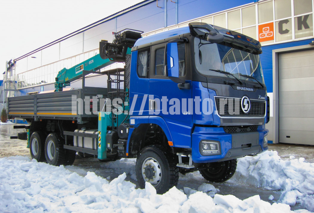 Бортовой грузовик/ Платформа, Автоманипулятор Бортовой автомобиль на шасси SHACMAN SX32586V384 с КМУ HKTC-8026S: фото 11