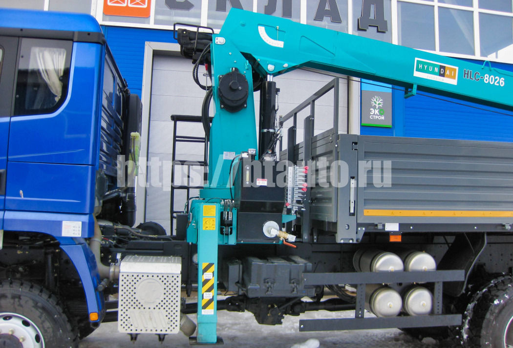 Бортовой грузовик/ Платформа, Автоманипулятор Бортовой автомобиль на шасси SHACMAN SX32586V384 с КМУ HKTC-8026S: фото 18