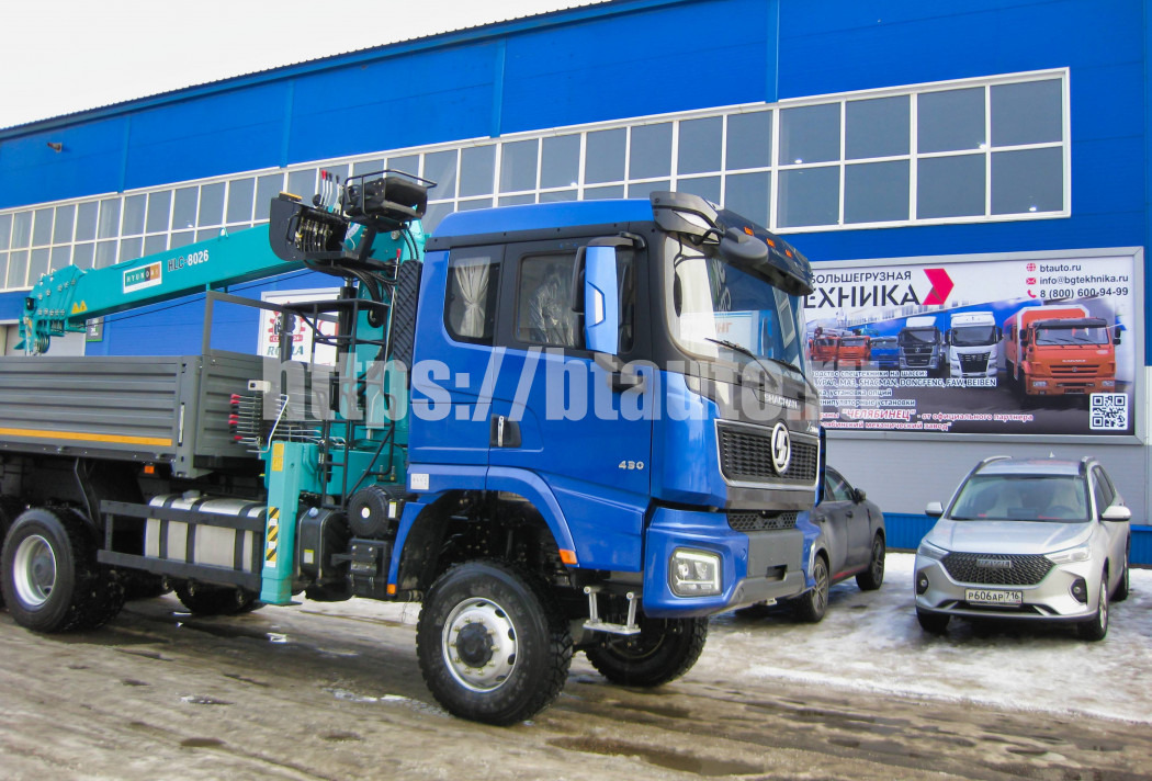 Бортовой грузовик/ Платформа, Автоманипулятор Бортовой автомобиль на шасси SHACMAN SX32586V384 с КМУ HKTC-8026S: фото 10