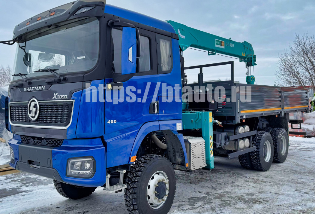 Бортовой автомобиль на шасси SHACMAN SX32586V384 с КМУ HKTC-8026S - Бортовой грузовик/ Платформа, Автоманипулятор: фото 5 Бортовой автомобиль на шасси SHACMAN SX32586V384 с КМУ HKTC-8026S - Бортовой грузовик/ Платформа, Автоманипулятор: фото 5