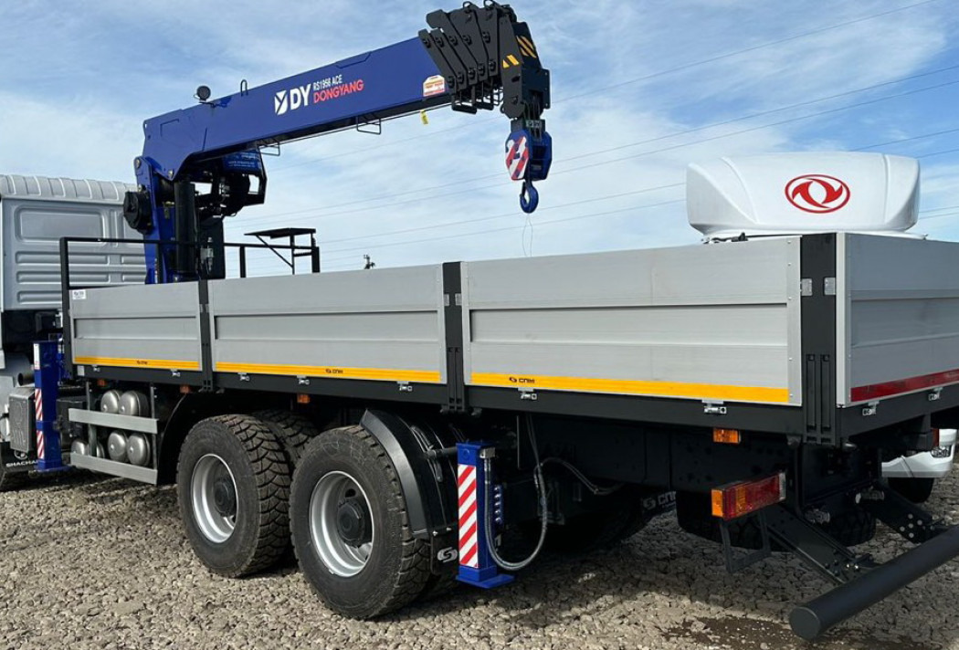 Бортовой автомобиль на шасси SHACMAN SX32586V384 с КМУ ИКран RS1956 - Бортовой грузовик/ Платформа, Автоманипулятор: фото 3 Бортовой автомобиль на шасси SHACMAN SX32586V384 с КМУ ИКран RS1956 - Бортовой грузовик/ Платформа, Автоманипулятор: фото 3