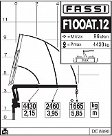Эвакуаторный кран-манипулятор Fassi F100AT.12 - Кран-манипулятор: фото 4 Эвакуаторный кран-манипулятор Fassi F100AT.12 - Кран-манипулятор: фото 4