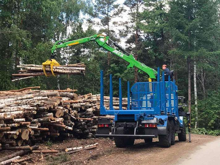 Гидравлический КМУ АНТ 10ЛМ с лесным захватом - Кран-манипулятор: фото 3 Гидравлический КМУ АНТ 10ЛМ с лесным захватом - Кран-манипулятор: фото 3