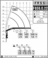 Кран-манипулятор Гидравлический кран-манипулятор Fassi F85A.0.22: фото 8