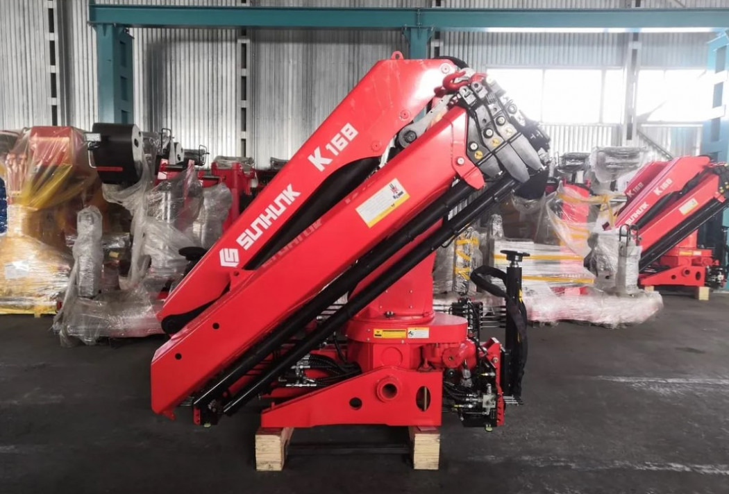 Гидравлический кран манипулятор SUNHUNK K168-4 - Кран-манипулятор: фото 2 Гидравлический кран манипулятор SUNHUNK K168-4 - Кран-манипулятор: фото 2