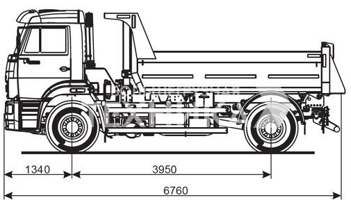Самосвал КАМАЗ 53605-6010-48 (А5) - Самосвал: фото 4 Самосвал КАМАЗ 53605-6010-48 (А5) - Самосвал: фото 4