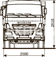 Самосвал КАМАЗ 53605-6010-48 (А5) - Самосвал: фото 5 Самосвал КАМАЗ 53605-6010-48 (А5) - Самосвал: фото 5