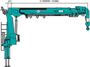Тросовый кран манипулятор КМУ HKTC-8026A - Кран-манипулятор: фото 2 Тросовый кран манипулятор КМУ HKTC-8026A - Кран-манипулятор: фото 2