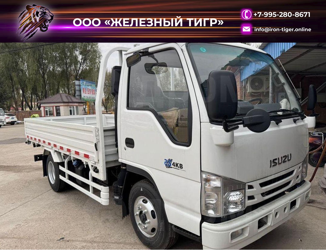 Isuzu Elf - Бортовой грузовик/ Платформа: фото 1 Isuzu Elf - Бортовой грузовик/ Платформа: фото 1