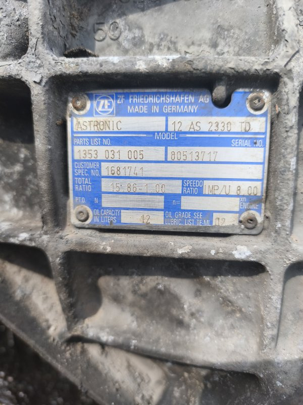 АКПП DAF 12AS2330TD 1353031005 - Коробка передач: фото 4 АКПП DAF 12AS2330TD 1353031005 - Коробка передач: фото 4