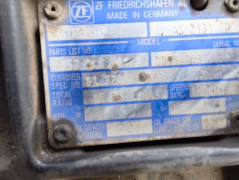 АКПП MAN 12 AS 2131 TD 2005 12AS2131TD - Коробка передач: фото 5 АКПП MAN 12 AS 2131 TD 2005 12AS2131TD - Коробка передач: фото 5