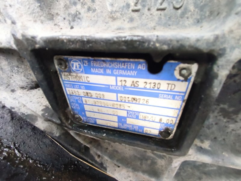 АКПП MAN 12AS2130TD 12AS2130TD - Коробка передач: фото 2 АКПП MAN 12AS2130TD 12AS2130TD - Коробка передач: фото 2