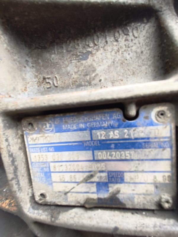 АКПП MAN 12AS2130TD 2006 12AS2130TD - Коробка передач: фото 5 АКПП MAN 12AS2130TD 2006 12AS2130TD - Коробка передач: фото 5