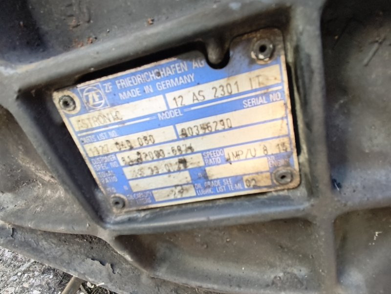 АКПП MAN 12AS2301IT 1327040080 - Коробка передач: фото 4 АКПП MAN 12AS2301IT 1327040080 - Коробка передач: фото 4