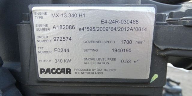 DAF XF - Двигатель: фото 3 DAF XF - Двигатель: фото 3