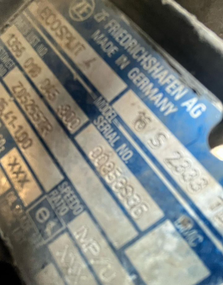 DAF XF - Коробка передач: фото 3 DAF XF - Коробка передач: фото 3